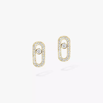 [Avelora]MOVE UNO DIAMOND EARRINGS