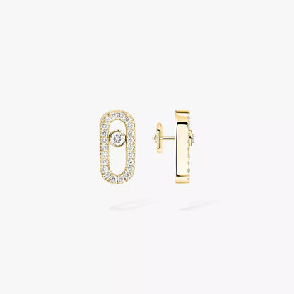 [Avelora]MOVE UNO DIAMOND EARRINGS