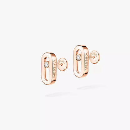 [Avelora]MOVE UNO DIAMOND STUD EARRINGS