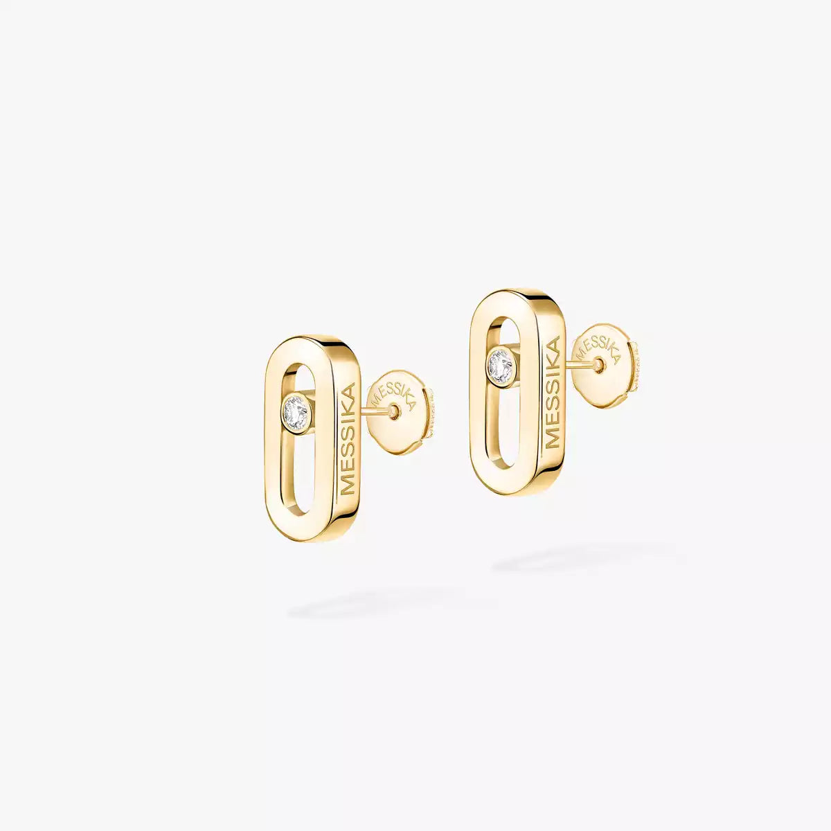 [Avelora]MOVE UNO DIAMOND STUD EARRINGS