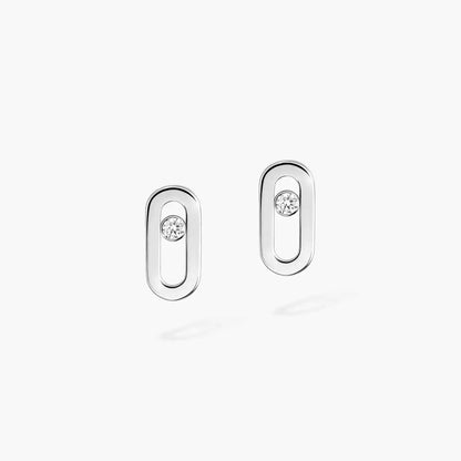 [Avelora]MOVE UNO DIAMOND STUD EARRINGS