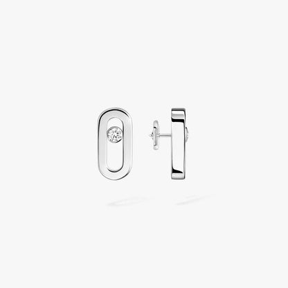 [Avelora]MOVE UNO DIAMOND STUD EARRINGS