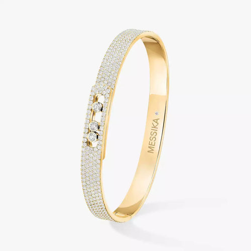 [Avelora]MOVE NOA FULL-PAVÉ DIAMOND BANGLE BRACELET