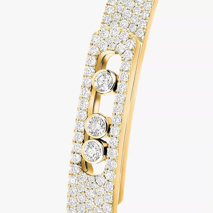[Avelora]MOVE NOA FULL-PAVÉ DIAMOND BANGLE BRACELET