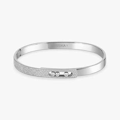 [Avelora]MOVE NOA PAVÉ DIAMOND BANGLE BRACELET