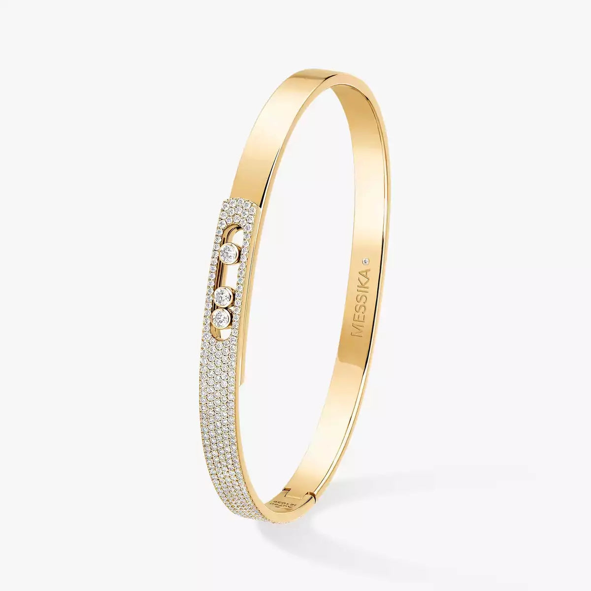 [Avelora]MOVE NOA PAVÉ DIAMOND BANGLE BRACELET