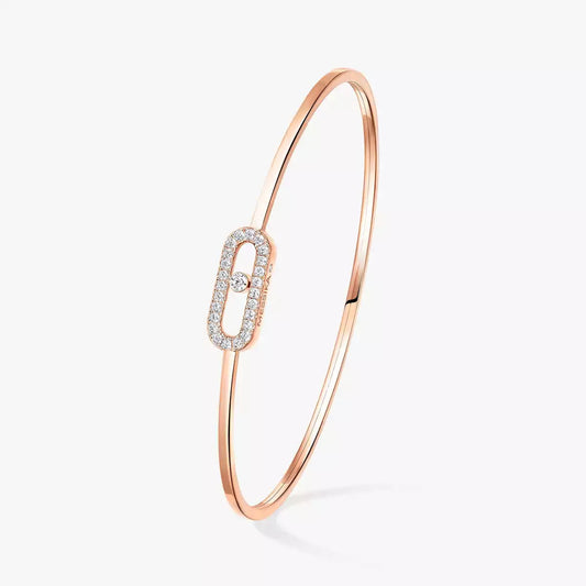 [Avelora]MOVE UNO PAVÉ FLEX BANGLE (MEDIUM)