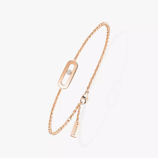 [Avelora]MOVE UNO SINGLE DIAMOND BRACELET
