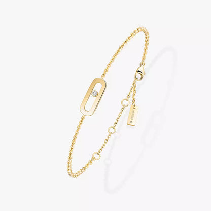 [Avelora]MOVE UNO SINGLE DIAMOND BRACELET