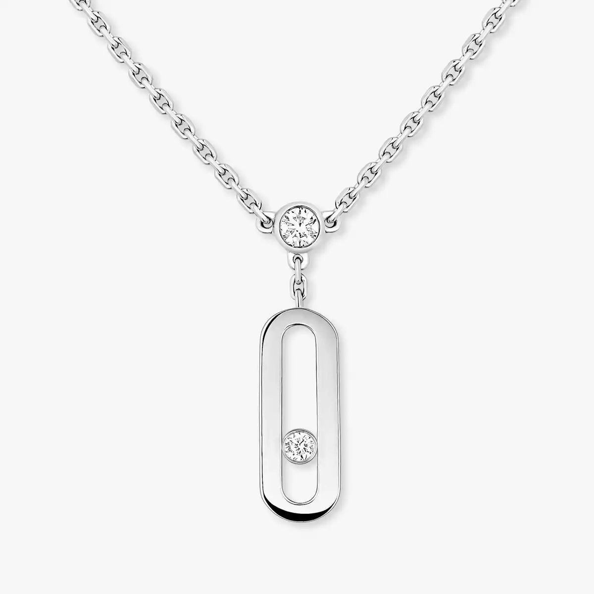 [Avelora]MOVE UNO DOUBLE-PENDANT NECKLACE