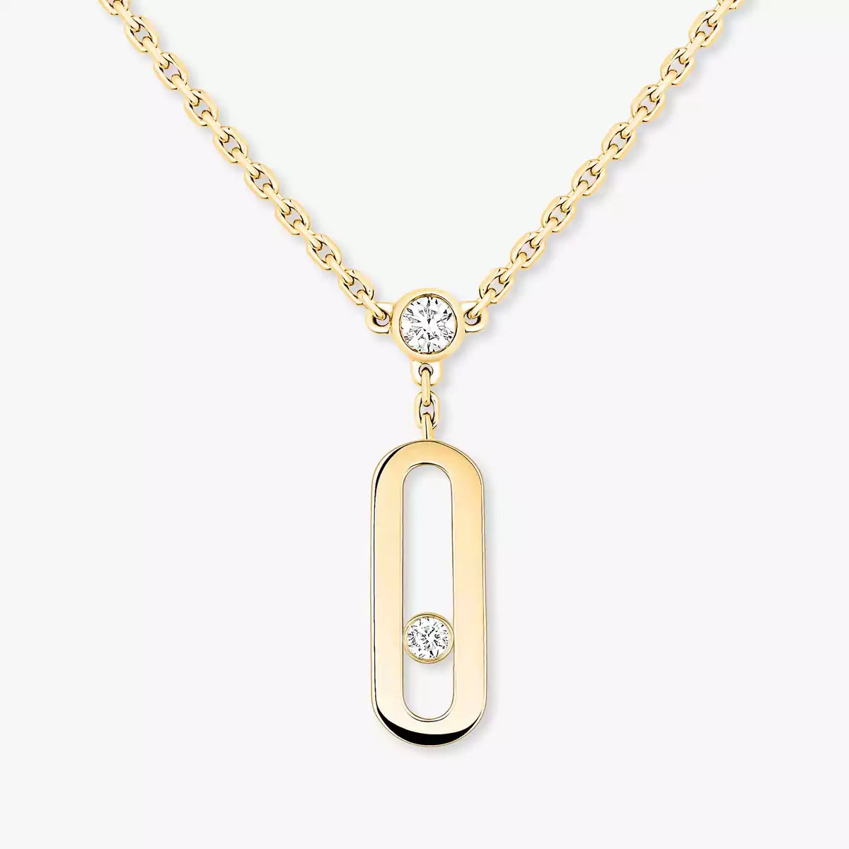 [Avelora]MOVE UNO DOUBLE-PENDANT NECKLACE