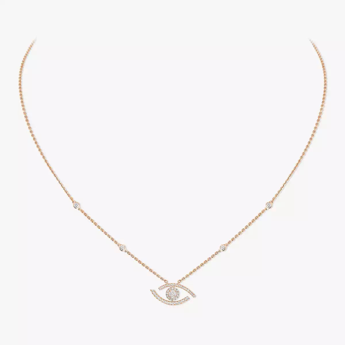 [Avelora]PAVÉ DIAMOND LUCKY EYE NECKLACE