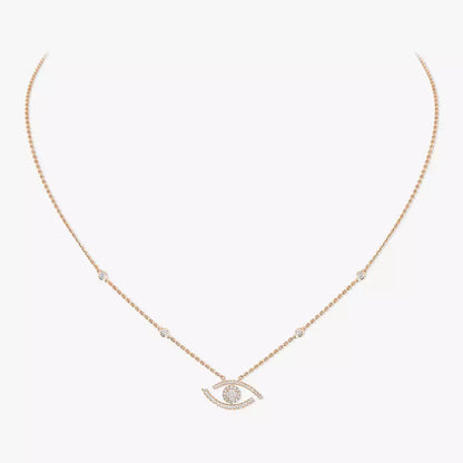 [Avelora]PAVÉ DIAMOND LUCKY EYE NECKLACE