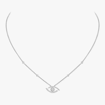 [Avelora]PAVÉ DIAMOND LUCKY EYE NECKLACE