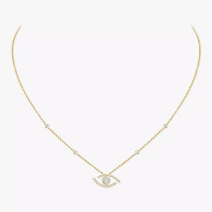 [Avelora]PAVÉ DIAMOND LUCKY EYE NECKLACE