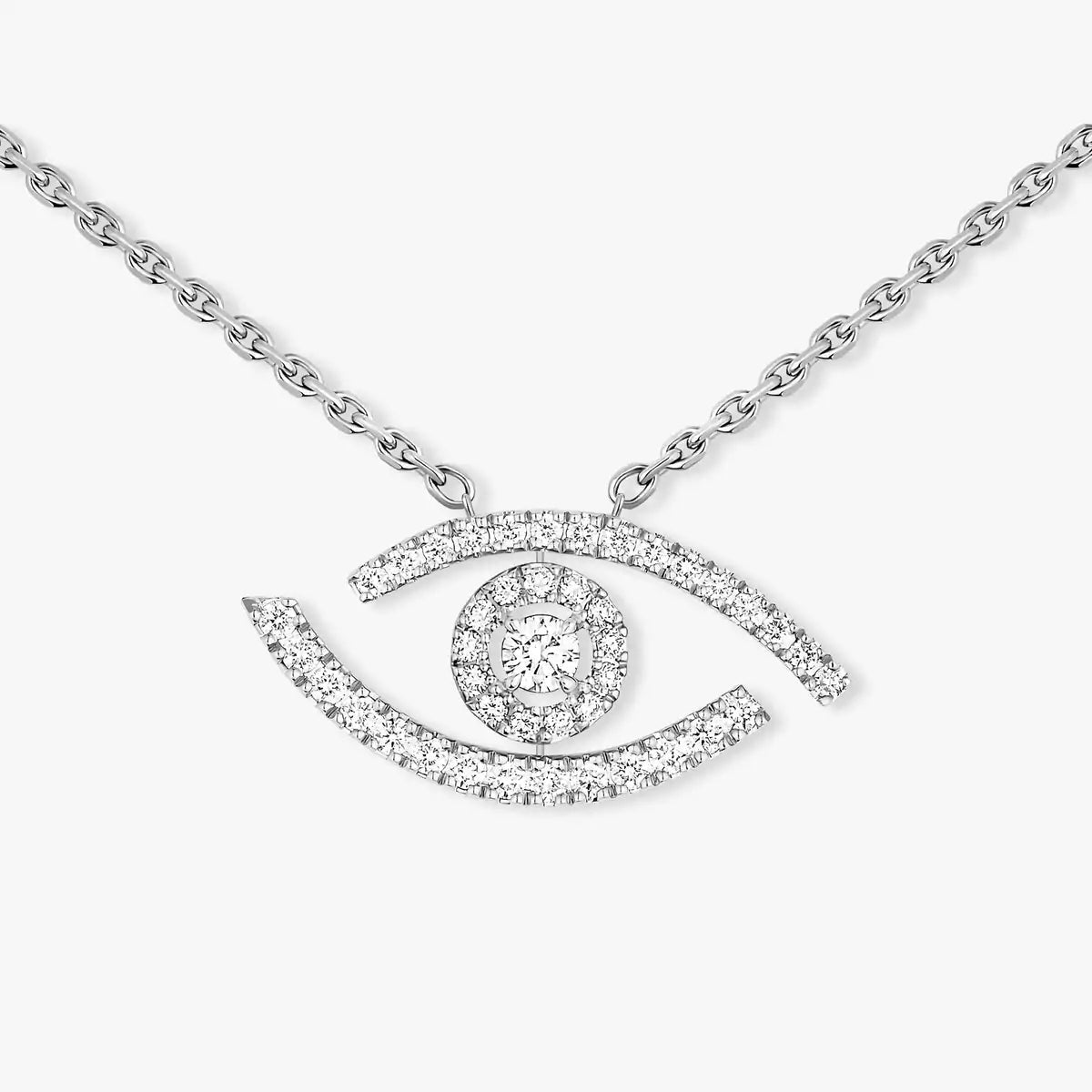 [Avelora]PAVÉ DIAMOND LUCKY EYE NECKLACE