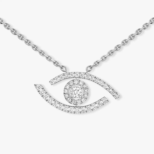 [Avelora]PAVÉ DIAMOND LUCKY EYE NECKLACE