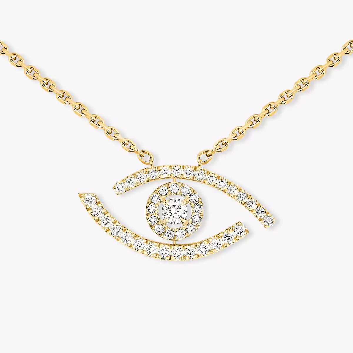 [Avelora]PAVÉ DIAMOND LUCKY EYE NECKLACE