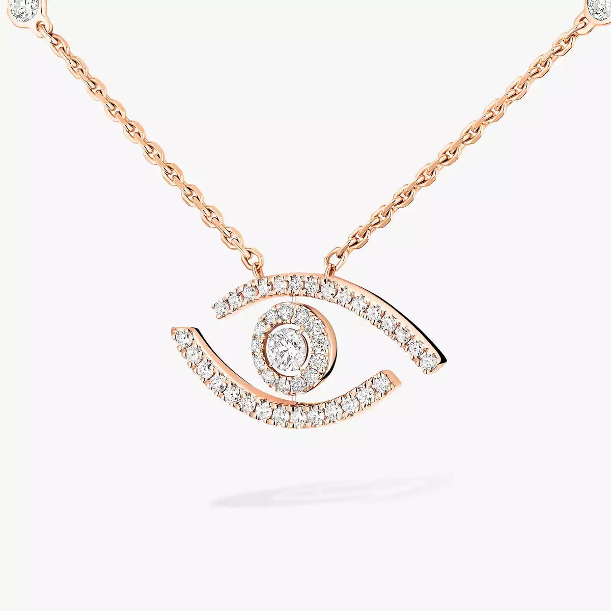 [Avelora]PAVÉ DIAMOND LUCKY EYE NECKLACE