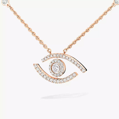 [Avelora]PAVÉ DIAMOND LUCKY EYE NECKLACE