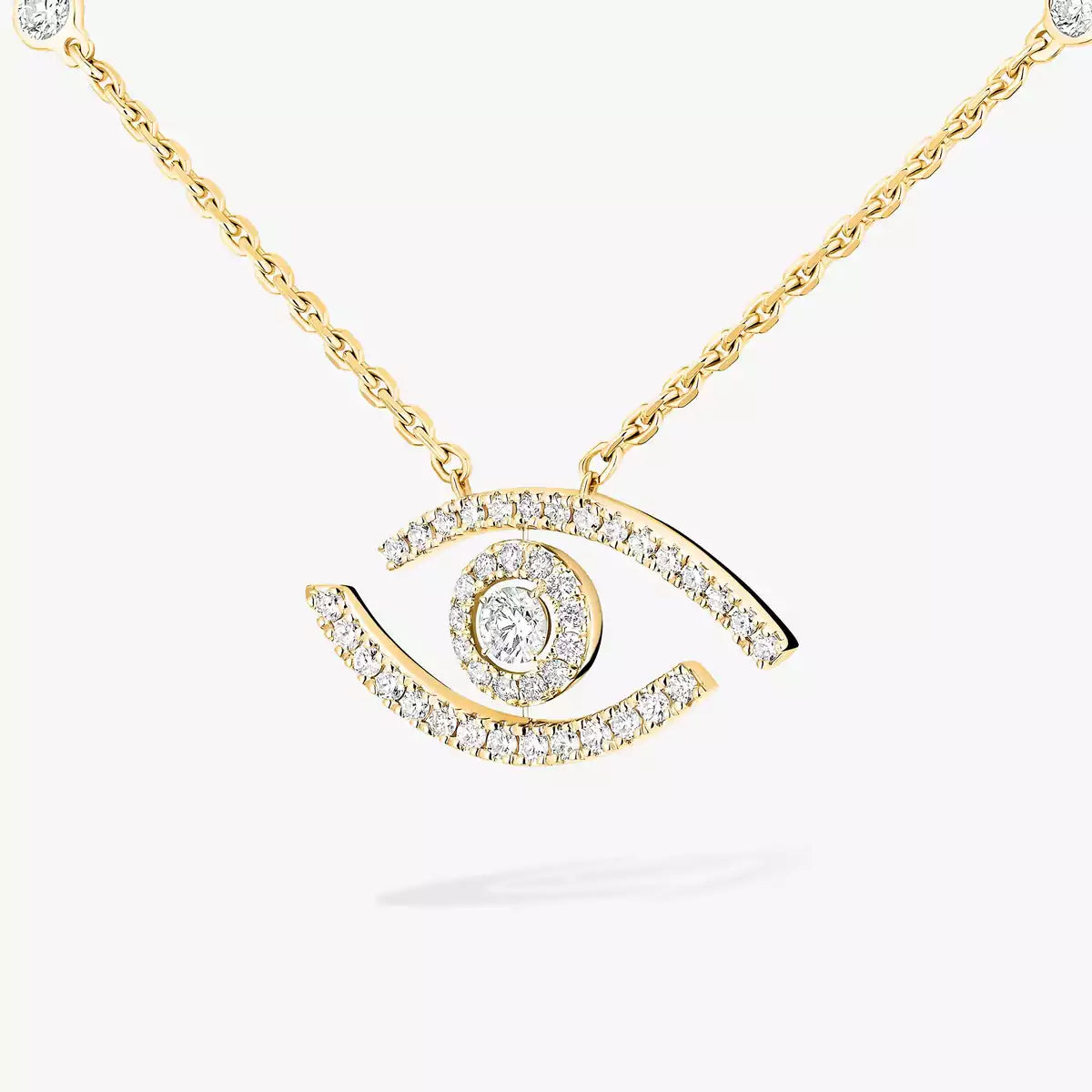 [Avelora]PAVÉ DIAMOND LUCKY EYE NECKLACE