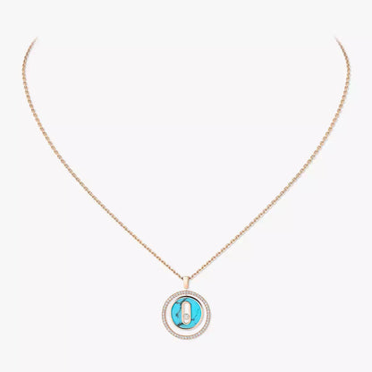 [Avelora]LUCKY MOVE DIAMOND NECKLACE