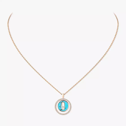 [Avelora]LUCKY MOVE DIAMOND NECKLACE