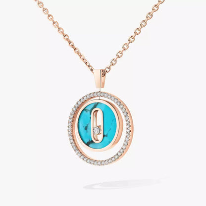 [Avelora]LUCKY MOVE DIAMOND NECKLACE