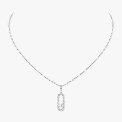 [Avelora]MOVE UNO FULL PAVÉ DIAMOND NECKLACE