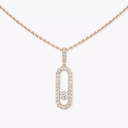 [Avelora]MOVE UNO FULL PAVÉ DIAMOND NECKLACE