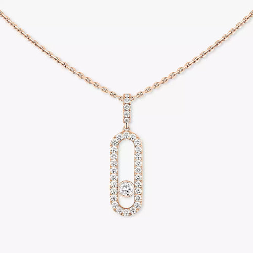 [Avelora]MOVE UNO FULL PAVÉ DIAMOND NECKLACE