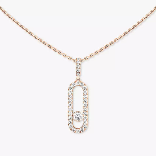 [Avelora]MOVE UNO FULL PAVÉ DIAMOND NECKLACE
