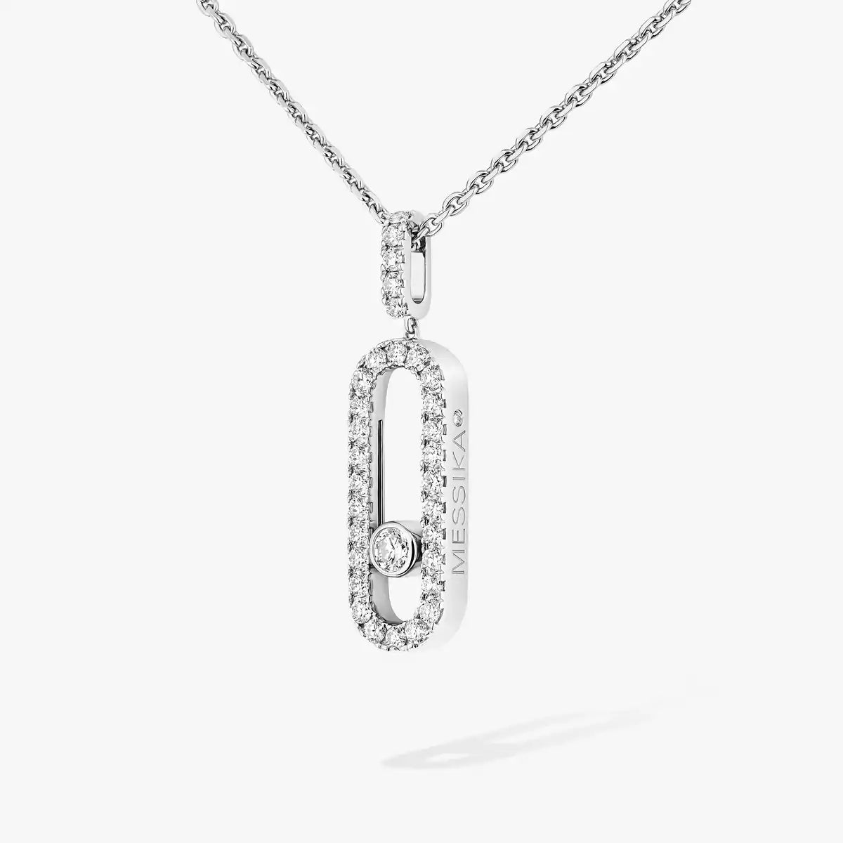 [Avelora]MOVE UNO FULL PAVÉ DIAMOND NECKLACE