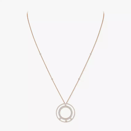 [Avelora]MOVE ROMANE LONG PAVÉ DIAMOND NECKLACE