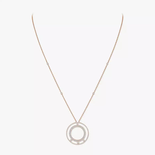 [Avelora]MOVE ROMANE LONG PAVÉ DIAMOND NECKLACE