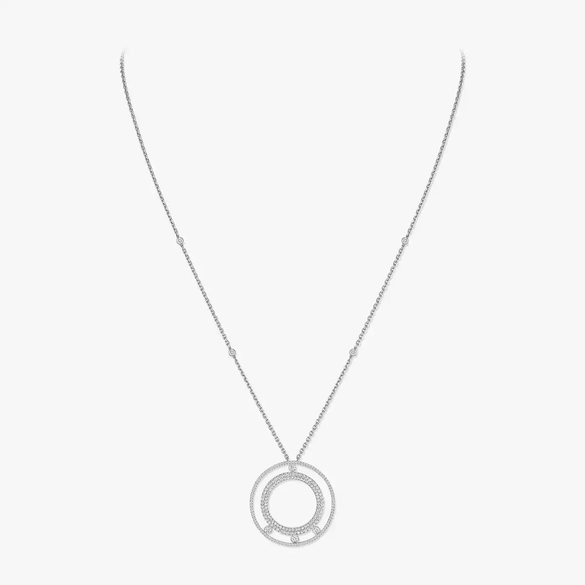 [Avelora]MOVE ROMANE LONG PAVÉ DIAMOND NECKLACE