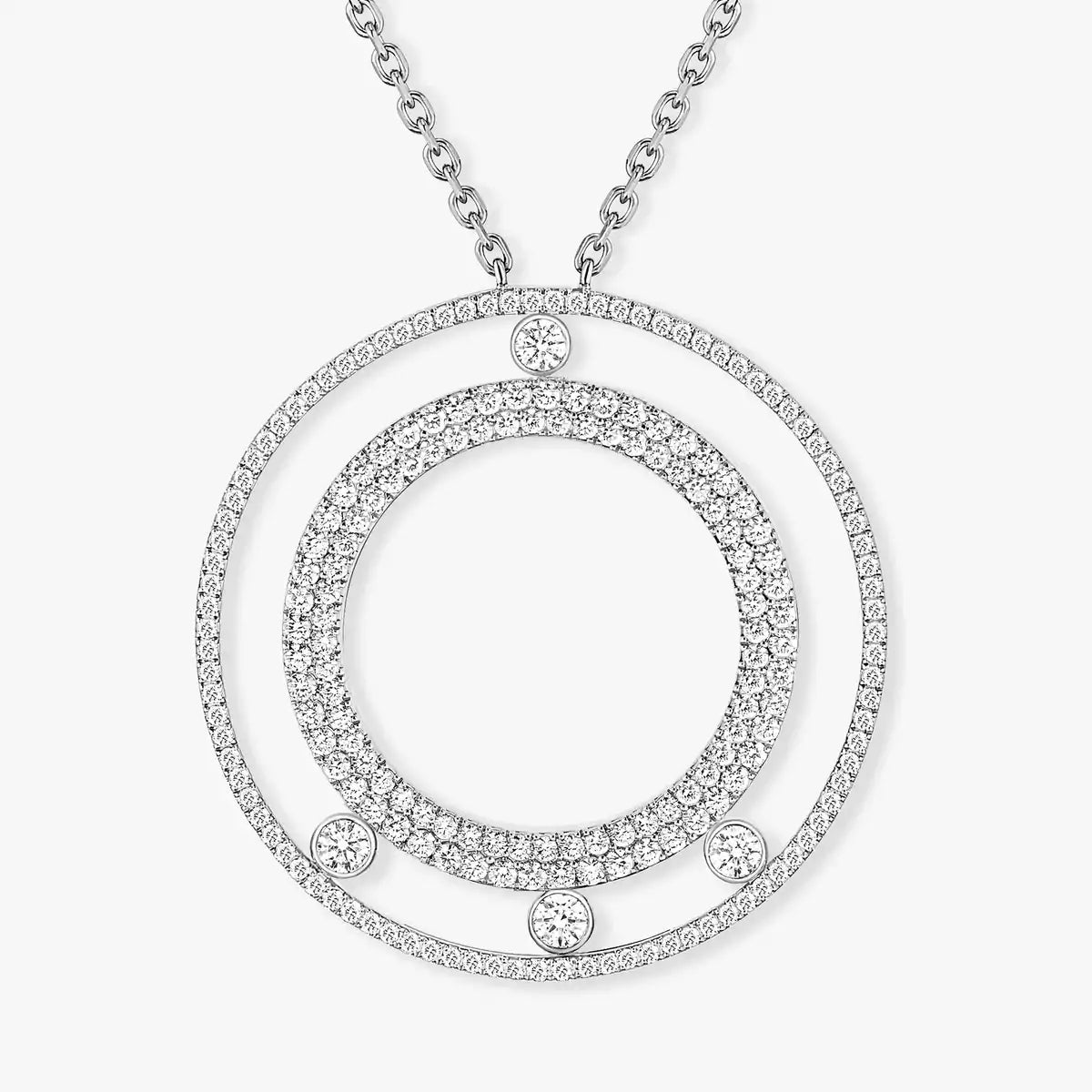 [Avelora]MOVE ROMANE LONG PAVÉ DIAMOND NECKLACE