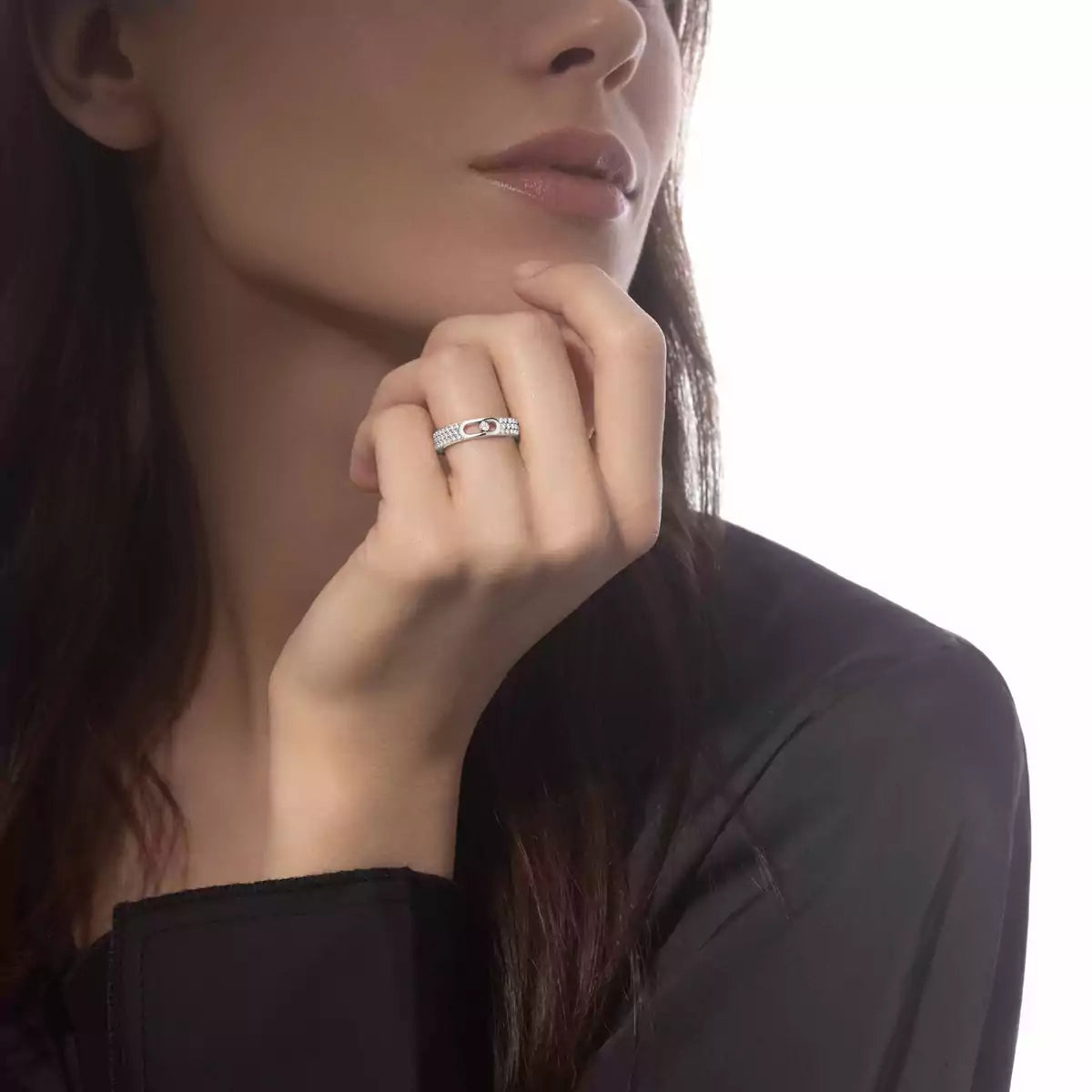 [Avelora]MOVE JOAILLERIE PAVÉ DIAMOND WEDDING RING