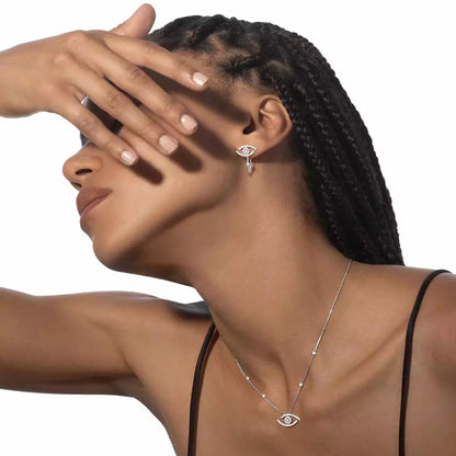 [Avelora]LUCKY EYE DIAMOND EARRINGS