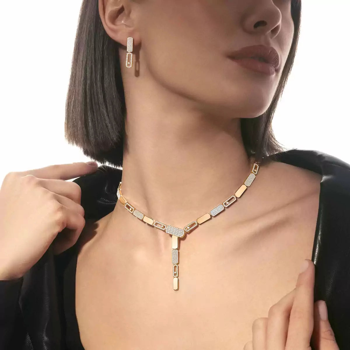 [Avelora]IMPERIAL MOVE SM DIAMOND EARRINGS