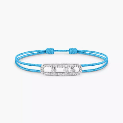[Avelora]CARE(S) PAVÉ CORD BRACELET