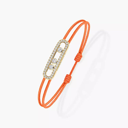 [Avelora]CARE(S) PAVÉ CORD BRACELET