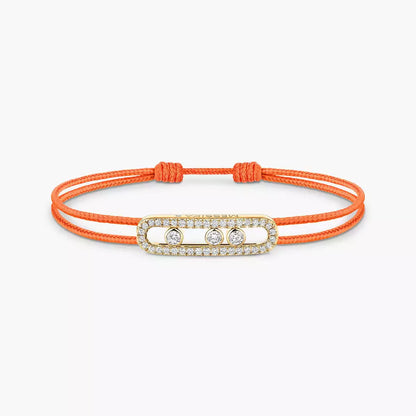 [Avelora]CARE(S) PAVÉ CORD BRACELET