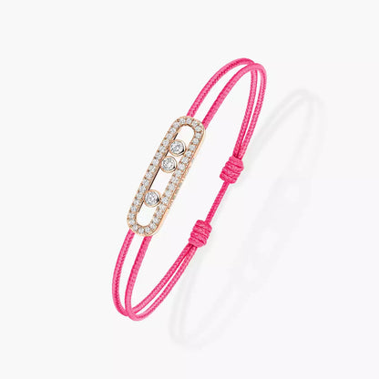 [Avelora]CARE(S) PAVÉ CORD BRACELET