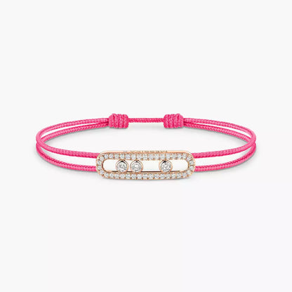 [Avelora]CARE(S) PAVÉ CORD BRACELET