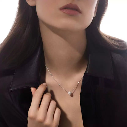 [Avelora]JOY PENDANT DIAMOND NECKLACE