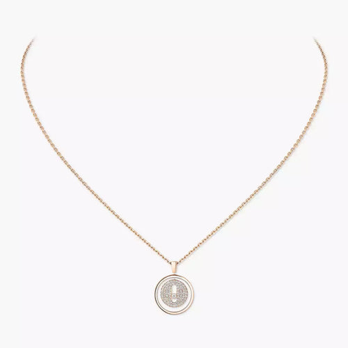 [Avelora]LUCKY MOVE FULL PAVÉ DIAMOND NECKLACE