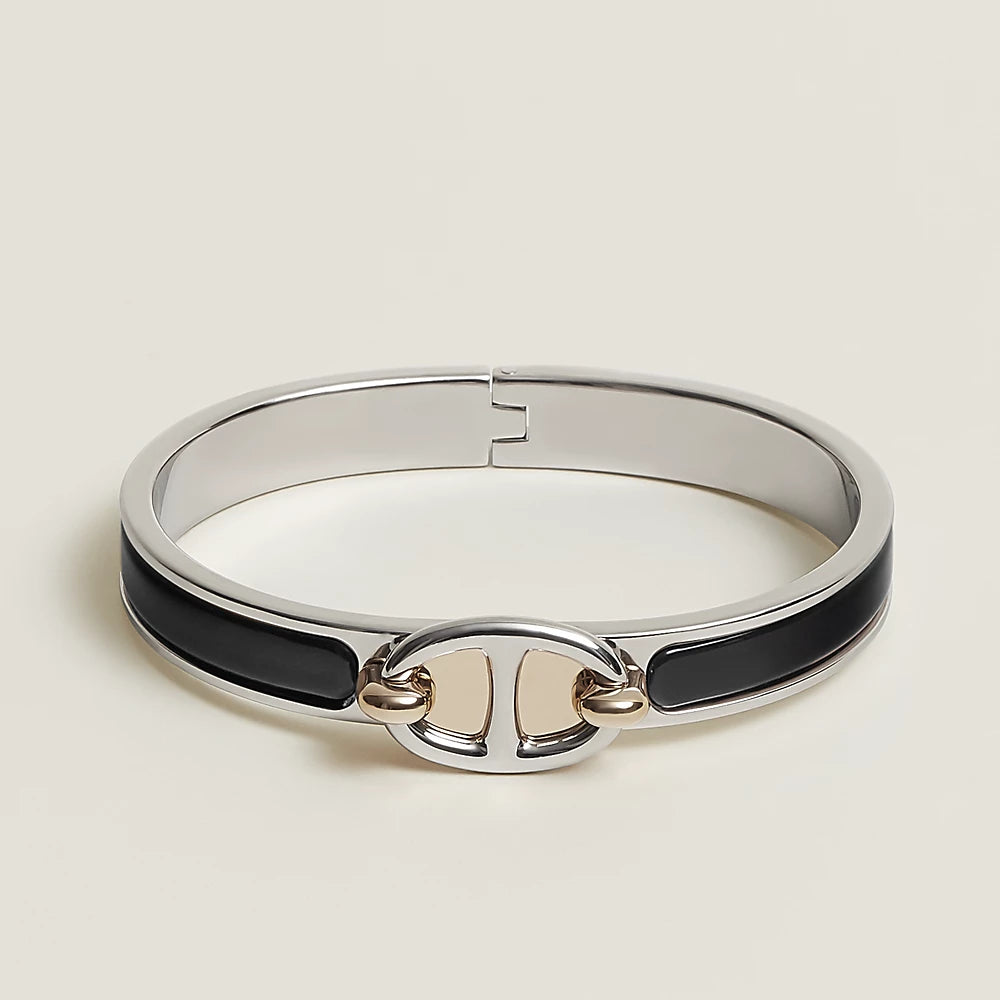 [Avelora]CLIC CHAINE SILVER BRACELET