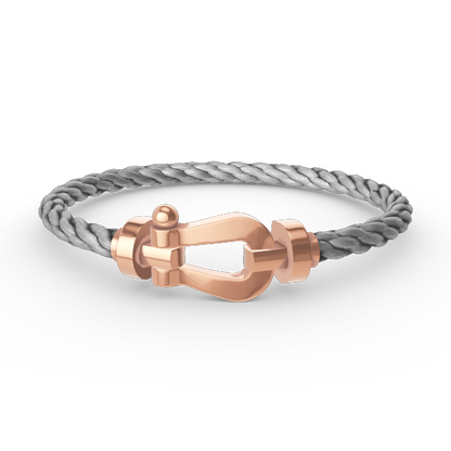 [Avelora]FORCE LARGE HORSESHOE BRACELET - ROSE GOLD
