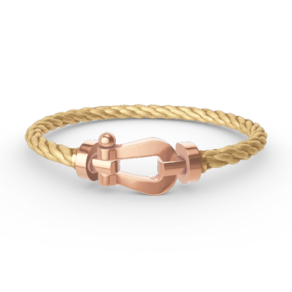 [Avelora]FORCE LARGE HORSESHOE BRACELET - ROSE GOLD